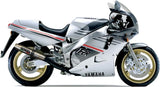 Système D'Échappement Homologué Au Niveau Sonore Deeptone Acier - Gpr Compatible Avec Yamaha Fzr 1000 Ex-Up (1989-1990)