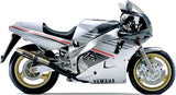 Exhaust Tip With Noise Certification Deeptone Stainless Steel - Gpr Compatible With Yamaha Fzr 1000 Ex-Up (1989-1990)