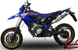 Système D'Échappement Homologué Au Niveau Sonore Deeptone Acier - Gpr Compatible Avec Yamaha Wr 125 X (2009-2014)