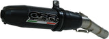Système D'Échappement Complet Non Catalysé Et Sans Homologation Acoustique Furore Aluminium Noir - Gpr Compatible Avec Kawasaki Ninja 650 (2017-2020)