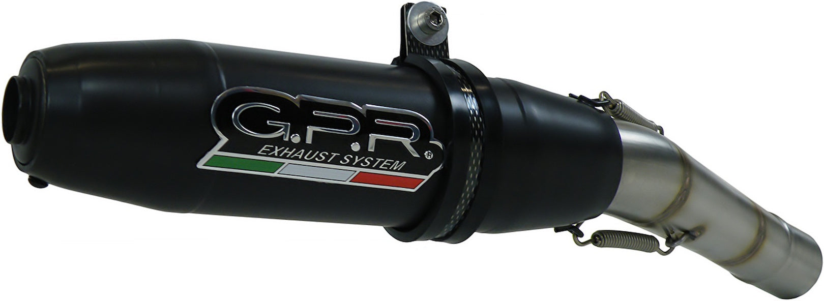 Complete Catalytic Exhaust System With Sound Certification Deeptone Black Stainless Steel - Gpr Compatible With Zontes Zt 310 R (2018-2020)