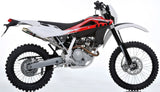 Système D'Échappement Complet Sans Catalyseur Et Homologué Au Niveau Sonore Deeptone Acier - Gpr Compatible Avec Husqvarna Te 125 4T (2010-2013)