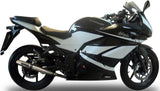 Système D'Échappement Catalytique Avec Homologation Acoustique Deeptone Acier - Gpr Compatible Avec Kawasaki Ninja 250 R (2007-2014)