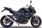 Système D'Échappement Homologué Au Niveau Sonore Deeptone Acier - Gpr Compatible Avec Kawasaki Z 750 - R (2007-2014)
