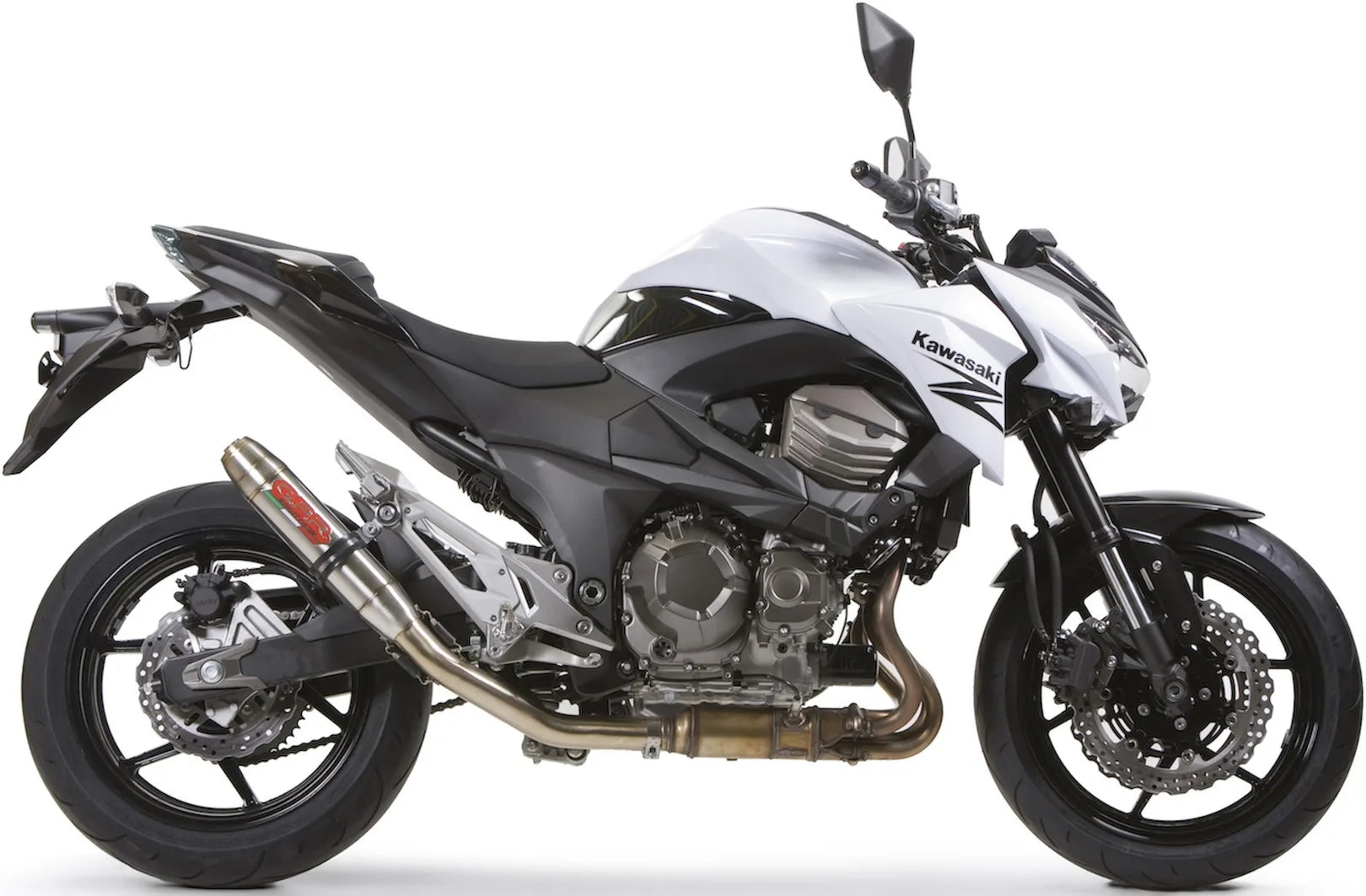 Système D'Échappement Homologué Au Niveau Sonore Deeptone Acier - Gpr Compatible Avec Kawasaki Z 800 (2013-2016)