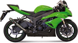 Système D'Échappement Homologué Au Niveau Sonore Deeptone Acier - Gpr Compatible Avec Kawasaki Zx 6R Ie (2009-2023)