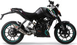 Système D'Échappement Catalytique Avec Homologation Acoustique Deeptone Acier - Gpr Compatible Avec Ktm 200 Duke (2012-2016)