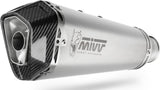 Uncatalysed Exhaust System Without Sound Certification Delta Race Stainless Steel Carbon - Mivv Compatible With Ducati Multistrada 1200 (2015-2017)