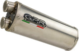 Exhaust Tip With Noise Certification Dual Stainless Steel - Gpr Compatible With Bmw R 1250 Gs - Adventure (2021-2024)