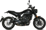 Système D'Échappement Homologué Au Niveau Sonore Double Gun Acier Noir - Mivv Compatible Avec Benelli Leoncino (2017-2024)