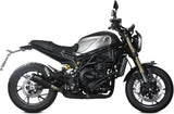 Système D'Échappement Homologué Au Niveau Sonore X-M1 Acier Noir - Mivv Compatible Avec Benelli Leoncino 800 (2022-2024)