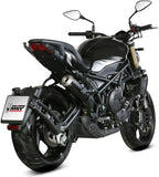 Système D'Échappement Homologué Au Niveau Sonore X-M1 Acier Noir - Mivv Compatible Avec Benelli 752 S (2019-2024)