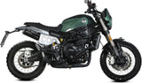 Système D'Échappement Non Catalysé Et Homologué Au Niveau Sonore X-M1 Acier Noir - Mivv Compatible Avec Benelli Leoncino 800 Trail (2022-2024)