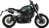 Système D'Échappement Homologué Au Niveau Sonore X-M1 Acier Noir - Mivv Compatible Avec Benelli Leoncino 800 Trail (2022-2024)
