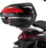 Rear Rack For Monolock Top-Case - Givi Compatible With Piaggio Beverly 125 - 200 (2001-2004)