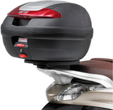 Top Case Monolock Noir Tech 29 Lt Technopolymères - Givi Compatible Avec Piaggio Beverly 125 - 300 Ie (2010-2020)