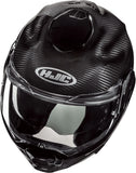 Casque Modulable Pour Moto Hjc F100 Carbon Carbon Fiber Noir Taille 07 S