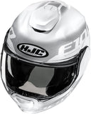Casque Modulable Pour Moto Hjc F100 Advanced Fiberglass Composite Mc10 Hetal Taille 08 M