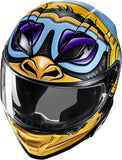 Casque Intégral Pour Moto Hjc F71 Advanced Fiberglass Mc23 Monkey Dj Taille 10 Xl