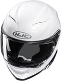 Casque Intégral Pour Moto Hjc F71 Advanced Fiberglass Blanc Perlé Taille 08 M