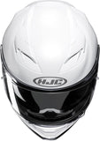 Casque Intégral Pour Moto Hjc F71 Advanced Fiberglass Blanc Perlé Taille 09 L
