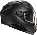 Casque Intégral Pour Moto Hjc F71 Advanced Fiberglass Titane Noir Semi-Mat Taille 09 L