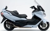 Système D'Échappement Complet Avec Catalyseur Et Homologation Acoustique Furore Aluminium Noir - Gpr Compatible Avec Suzuki An 650 Burgman (2013-2016)