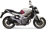 Système D'Échappement Homologué Au Niveau Sonore Furore Aluminium Noir - Gpr Compatible Avec Suzuki Gladius 650 (2008-2015)