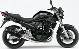 Système D'Échappement Catalytique Avec Homologation Acoustique Furore Aluminium Noir - Gpr Compatible Avec Suzuki Gsf 650 Bandit - S (2005-2006)