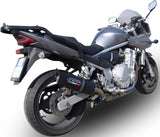 Système D'Échappement Homologué Au Niveau Sonore Furore Aluminium Noir - Gpr Compatible Avec Suzuki Gsf Bandit 650 - S (2007-2014)