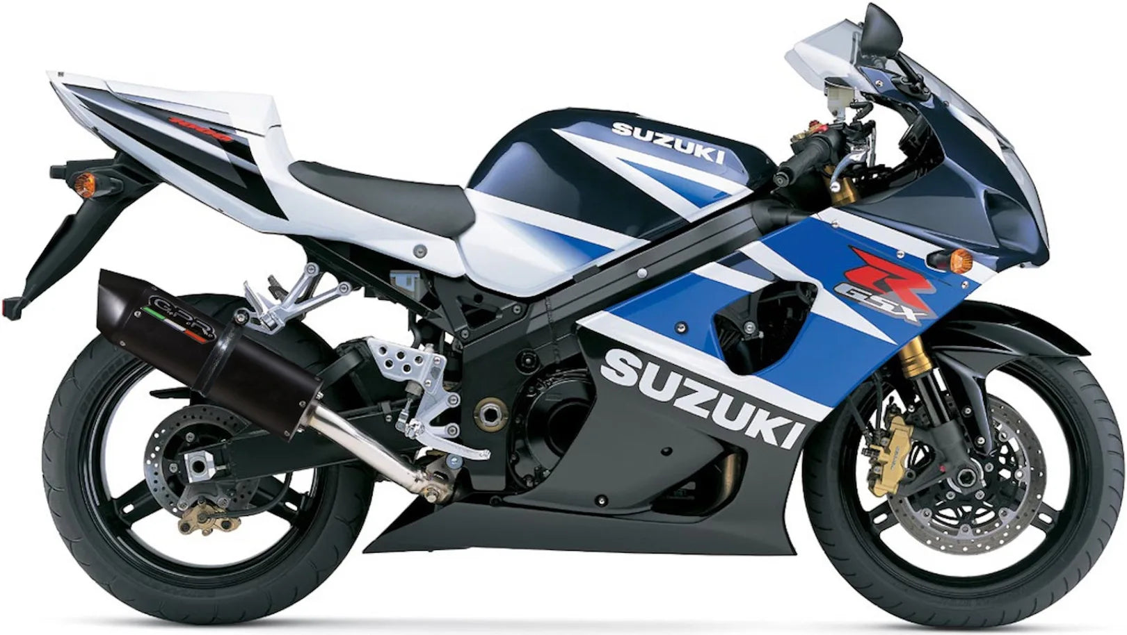 Système D'Échappement Homologué Au Niveau Sonore Furore Aluminium Noir - Gpr Compatible Avec Suzuki Gsx-R 1000 (2003-2004)