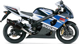 Système D'Échappement Homologué Au Niveau Sonore Furore Aluminium Noir - Gpr Compatible Avec Suzuki Gsx-R 1000 (2003-2004)