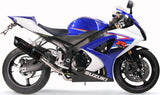Exhaust Tip With Noise Certification Furore Aluminium Black - Gpr Compatible With Suzuki Gsx-R 1000 K7 (2007-2008)