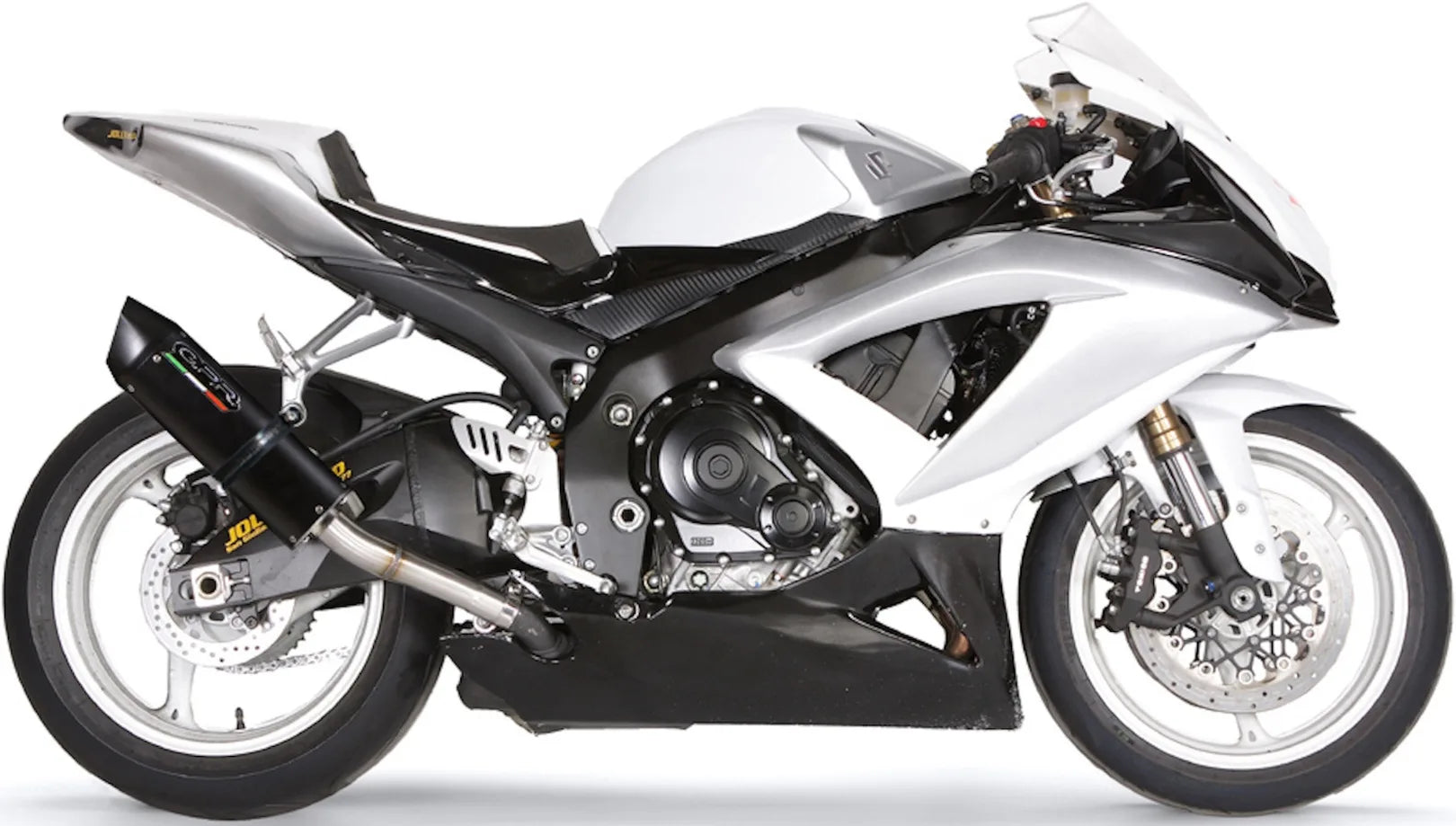 Système D'Échappement Homologué Au Niveau Sonore Furore Aluminium Noir - Gpr Compatible Avec Suzuki Gsx-R 600 K8 (2008-2010)