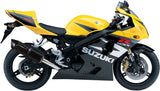 Catalytic Exhaust Tip With Sound Certification Furore Aluminium Black - Gpr Compatible With Suzuki Gsx-R 750 Srad (2004-2005)
