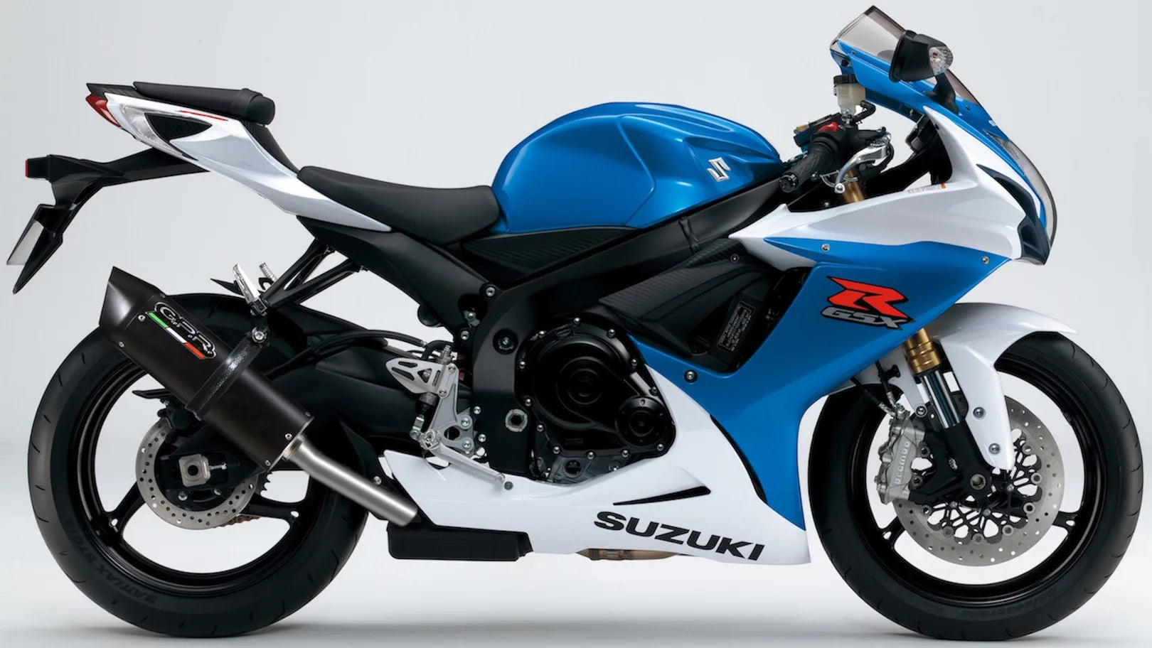 Système D'Échappement Homologué Au Niveau Sonore Furore Aluminium Noir - Gpr Compatible Avec Suzuki Gsx-R 750 K8 (2008-2010)