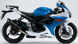 Système D'Échappement Homologué Au Niveau Sonore Furore Aluminium Noir - Gpr Compatible Avec Suzuki Gsx-R 750 K8 (2008-2010)
