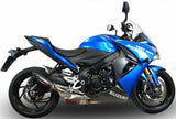Système D'Échappement Homologué Au Niveau Sonore Furore Aluminium Noir - Gpr Compatible Avec Suzuki Gsx-S 1000 F (2015-2016)