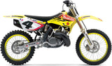 Système D'Échappement Complet Sans Catalyseur Et Homologué Au Niveau Sonore Furore Aluminium Noir - Gpr Compatible Avec Suzuki Rmz 250 (2004-2006)
