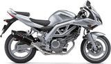 Système D'Échappement Homologué Au Niveau Sonore Furore Aluminium Noir - Gpr Compatible Avec Suzuki Sv 650 - S (2003-2010)