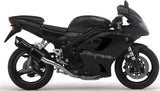Système D'Échappement Homologué Au Niveau Sonore Furore Aluminium Noir - Gpr Compatible Avec Triumph Daytona 955 Monobraccio (2003-2005)