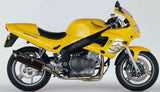 Système D'Échappement Homologué Au Niveau Sonore Furore Aluminium Noir - Gpr Compatible Avec Triumph Sprint Rs 955 (1998-2002)