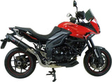 Système D'Échappement Homologué Au Niveau Sonore Furore Aluminium Noir - Gpr Compatible Avec Triumph Tiger 1050 Sport (2013-2015)