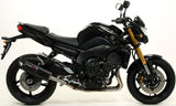 Système D'Échappement Homologué Au Niveau Sonore Furore Aluminium Noir - Gpr Compatible Avec Yamaha Fz-8 (2010-2016)