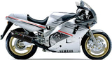 Système D'Échappement Homologué Au Niveau Sonore Furore Aluminium Noir - Gpr Compatible Avec Yamaha Fzr 1000 Ex-Up (1989-1990)
