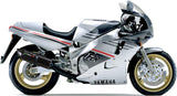 Exhaust Tip With Noise Certification Furore Aluminium Black - Gpr Compatible With Yamaha Fzr 1000 Ex-Up (1989-1990)