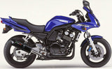 Exhaust Tip With Noise Certification Furore Aluminium Black - Gpr Compatible With Yamaha Fzs 1000 Fazer (2001-2005)