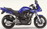 Système D'Échappement Homologué Au Niveau Sonore Furore Aluminium Noir - Gpr Compatible Avec Yamaha Fzs 600 Fazer (1998-2003)