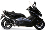 Système D'Échappement Complet Sans Catalyseur Et Homologué Au Niveau Sonore Furore Aluminium Noir - Gpr Compatible Avec Yamaha T-Max 500 (2001-2011)