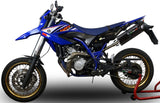 Système D'Échappement Homologué Au Niveau Sonore Furore Aluminium Noir - Gpr Compatible Avec Yamaha Wr 125 R (2009-2011)